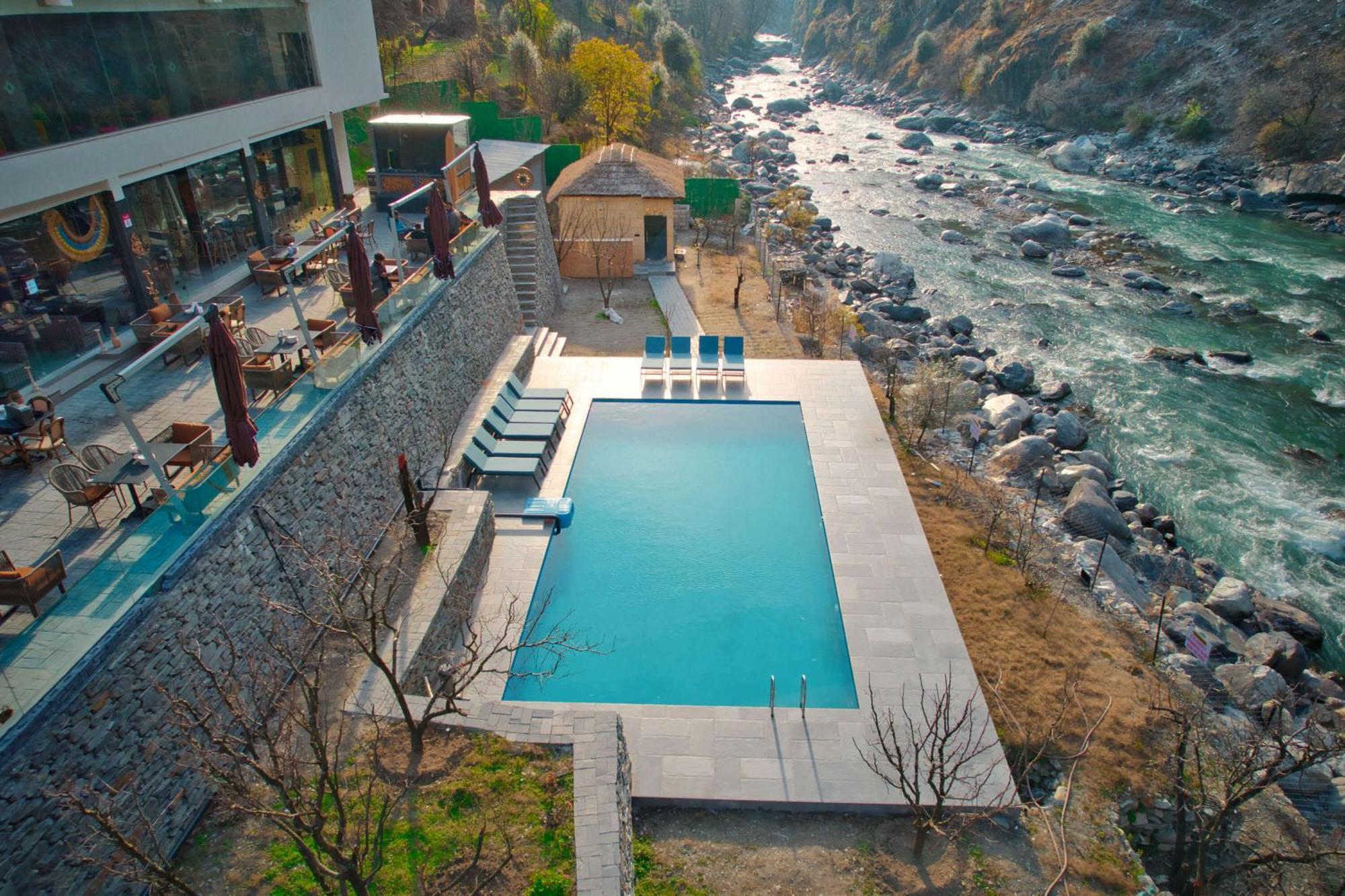 Echor Palm Bliss Riverside Resort & Spa Kasol Ngoại thất bức ảnh