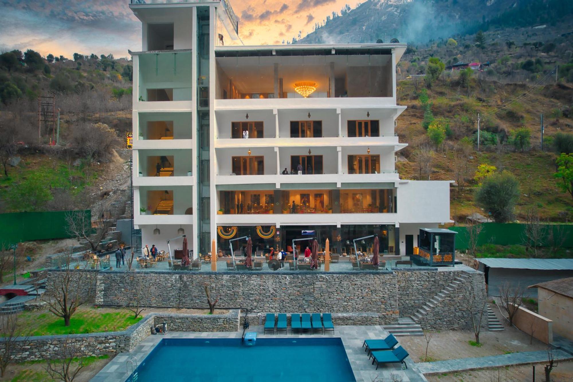 Echor Palm Bliss Riverside Resort & Spa Kasol Ngoại thất bức ảnh