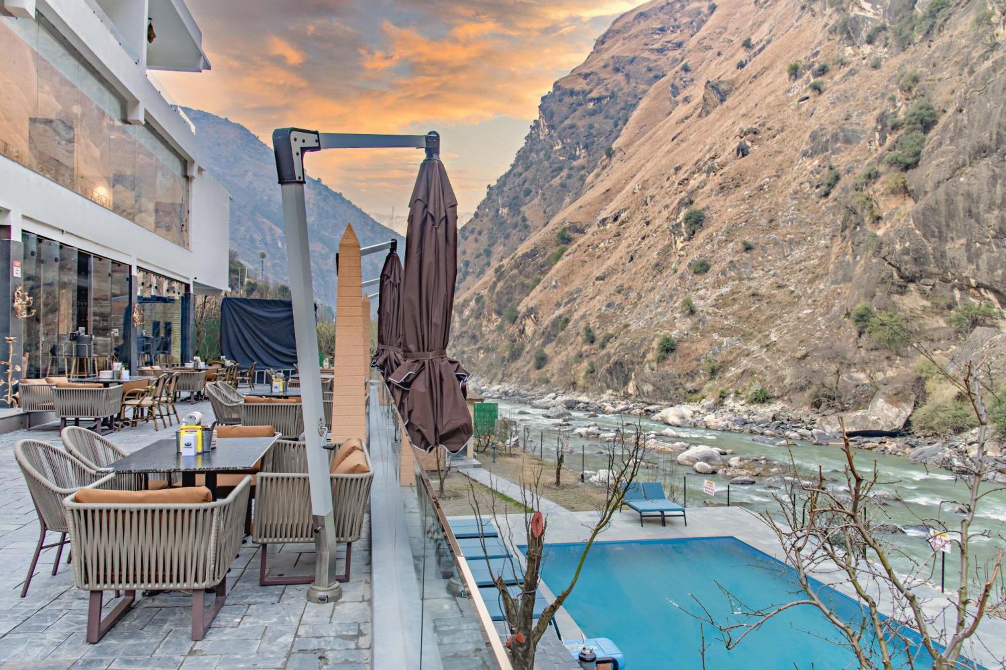 Echor Palm Bliss Riverside Resort & Spa Kasol Ngoại thất bức ảnh