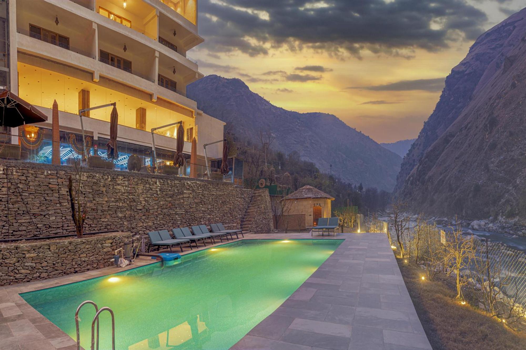 Echor Palm Bliss Riverside Resort & Spa Kasol Ngoại thất bức ảnh